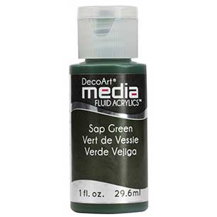 DecoArt Media Fluid Acrylic Paint - Sap Green